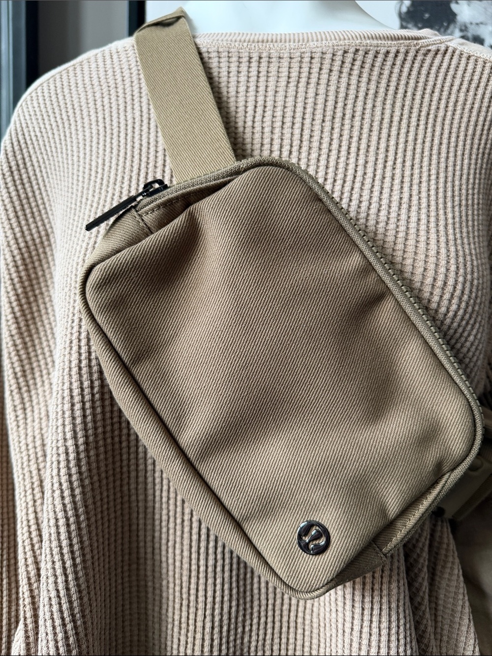lululemon athletica Crossbody Sling Bag in Khaki/Tan